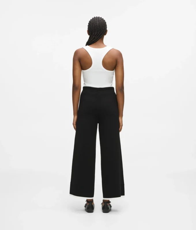 Culotte met contrasterende biezen