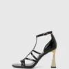 Debutante sandalen met hak en bandjes