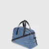 Denim bowlingtas met gesp