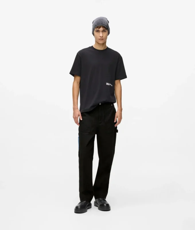 Denim broek met zakken