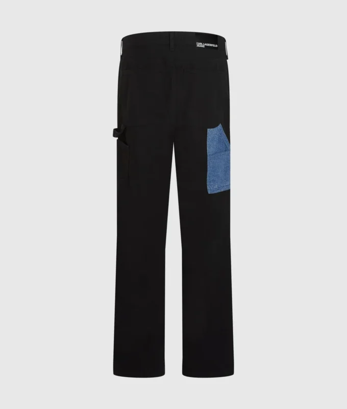 Denim broek met zakken