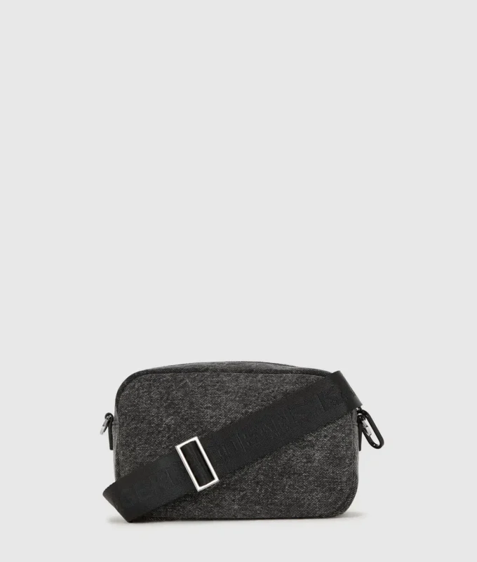 Denim crossbody cameratas