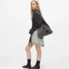 Denim hobo shopper