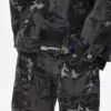 Denim jasje met verfeffect