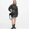 Denim jurk met ceintuur
