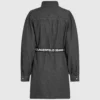 Denim jurk met ceintuur