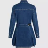 Denim jurk met studs