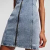 DENIM JURK MET V-HALS