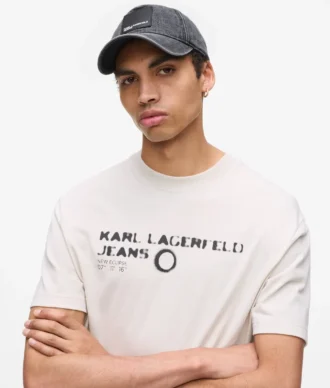 Denim pet met boxlogo