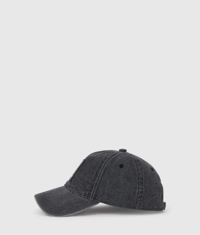 Denim pet met boxlogo