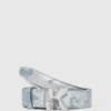 Denim riem met K-logo