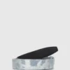 Denim riem met K-logo