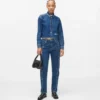 Denim shirt met studs