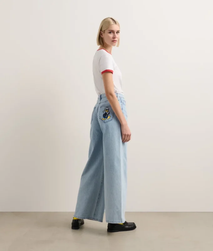 DISNEY X KL JEANS MET WIJDE PIJP