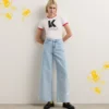 DISNEY X KL JEANS MET WIJDE PIJP