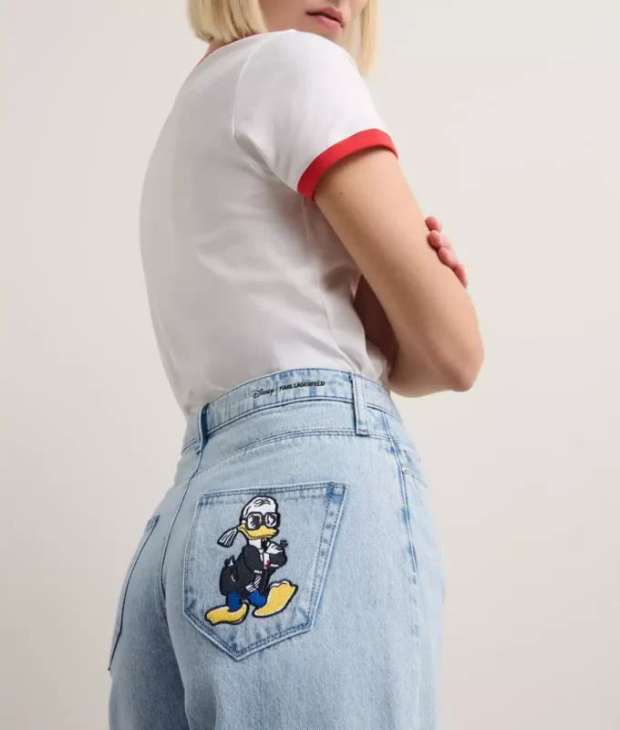 DISNEY X KL JEANS MET WIJDE PIJP