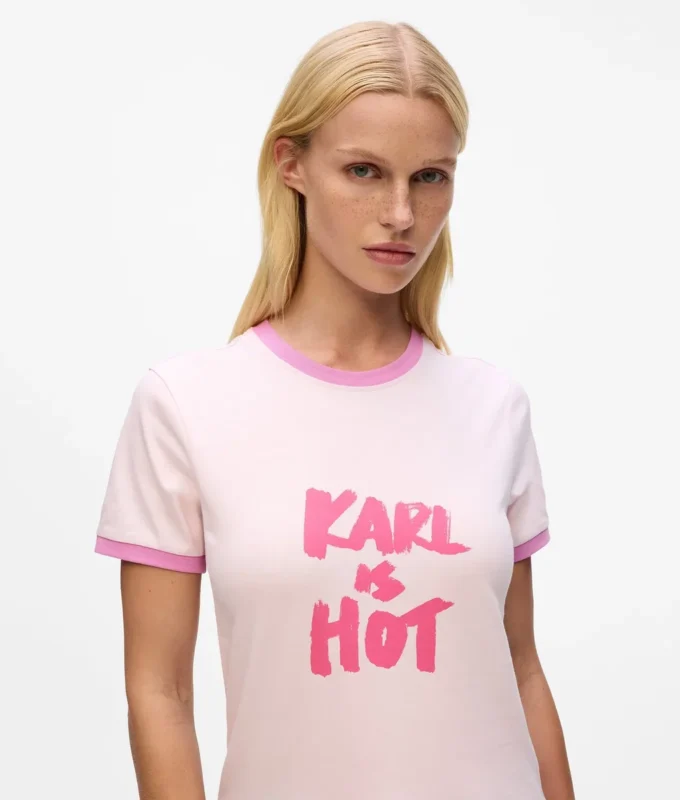 Exclusief ‘Karl is hot’-T-shirt