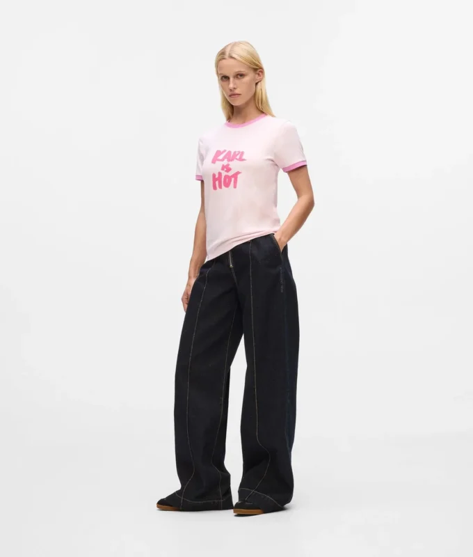 Exclusief ‘Karl is hot’-T-shirt