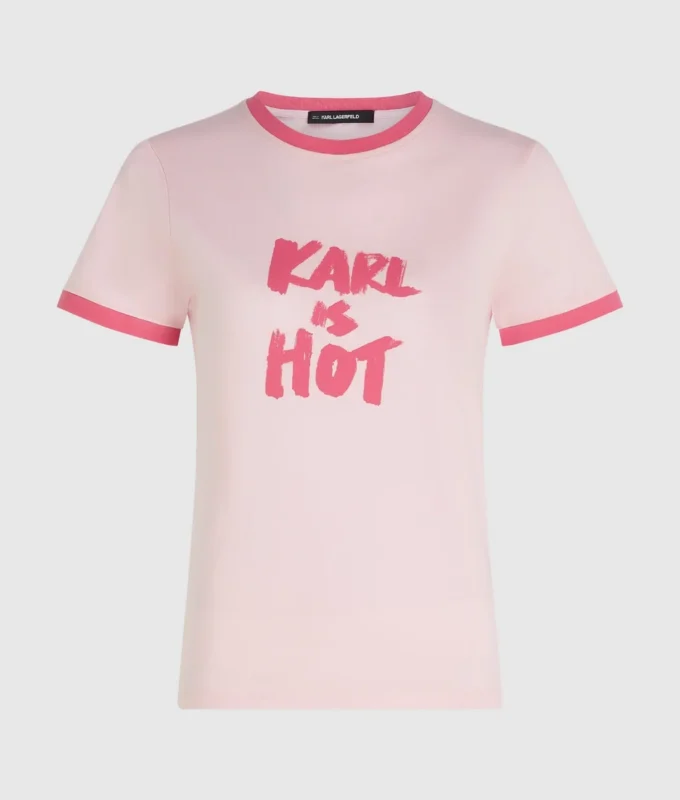 Exclusief ‘Karl is hot’-T-shirt