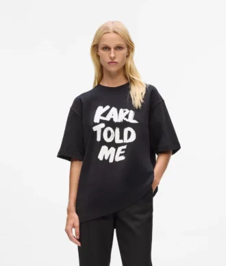Exclusief ‘Karl told me’ relaxed T-shirt