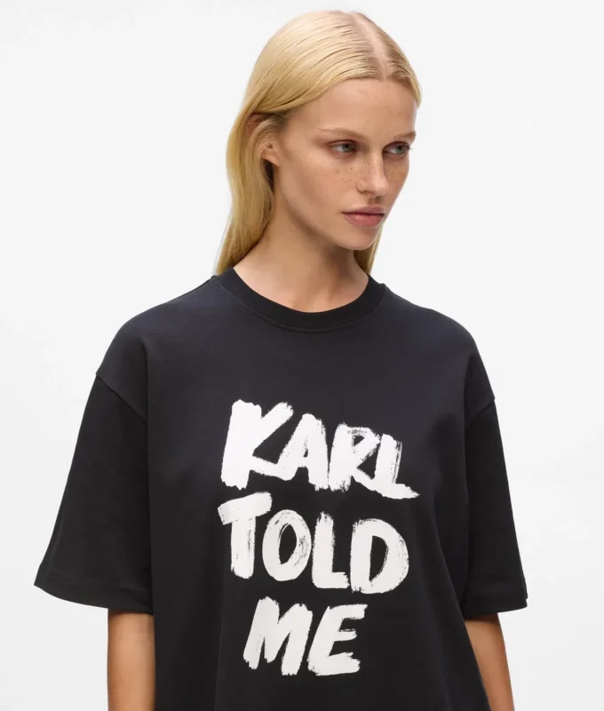 Exclusief ‘Karl told me’ relaxed T-shirt