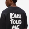 Exclusief ‘Karl told me’ relaxed T-shirt