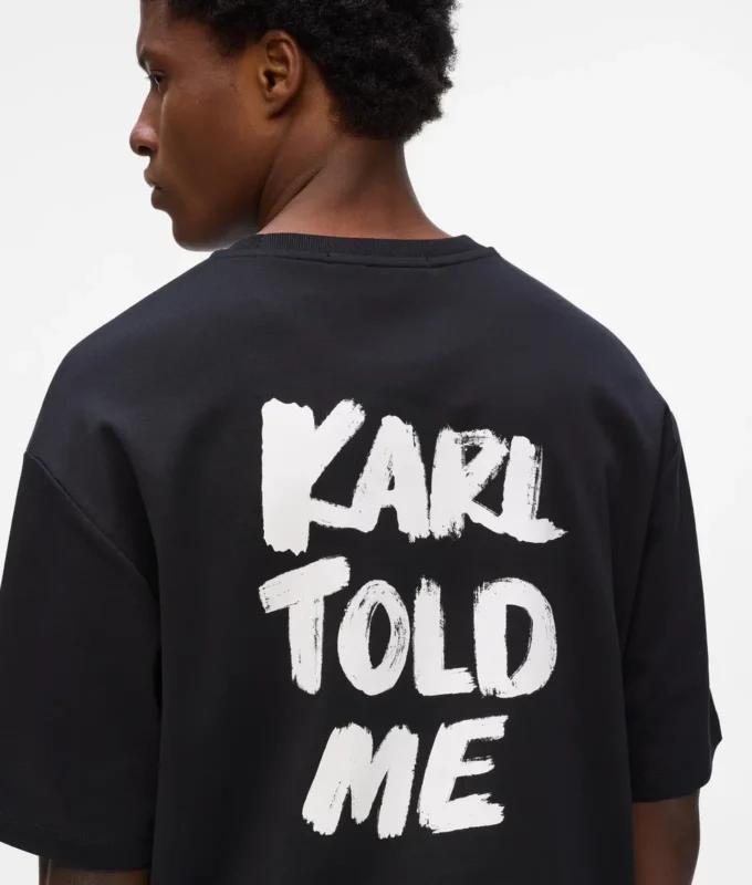 Exclusief ‘Karl told me’ relaxed T-shirt