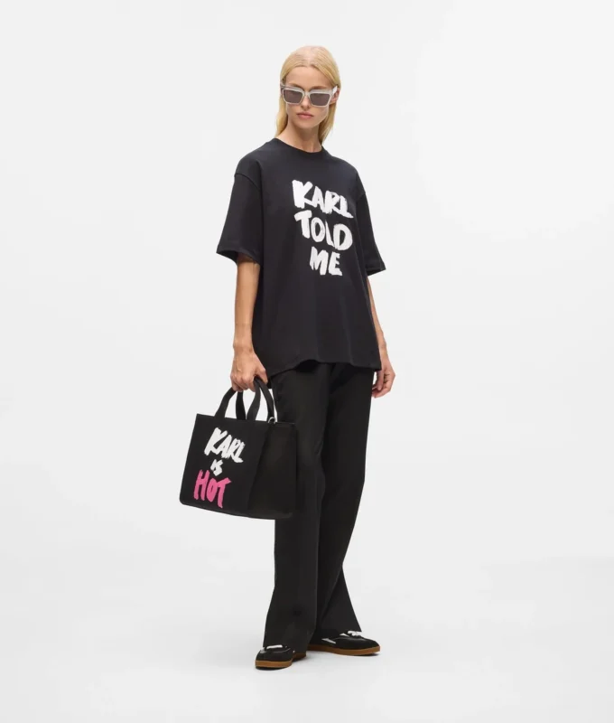 Exclusief ‘Karl told me’ relaxed T-shirt