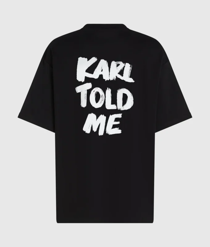 Exclusief ‘Karl told me’ relaxed T-shirt