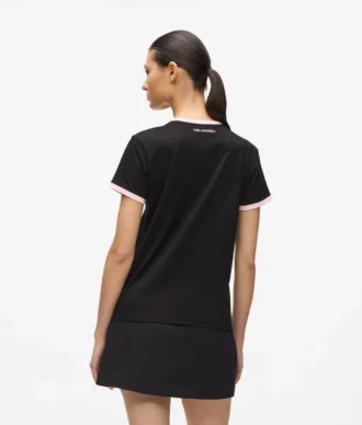 Exclusief T-shirt met strass-autograaf