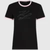Exclusief T-shirt met strass-autograaf