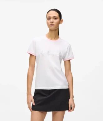 Exclusief T-shirt met strasslogo