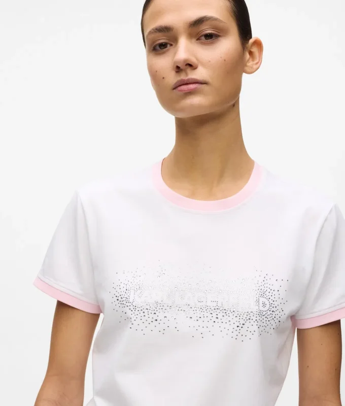 Exclusief T-shirt met strasslogo