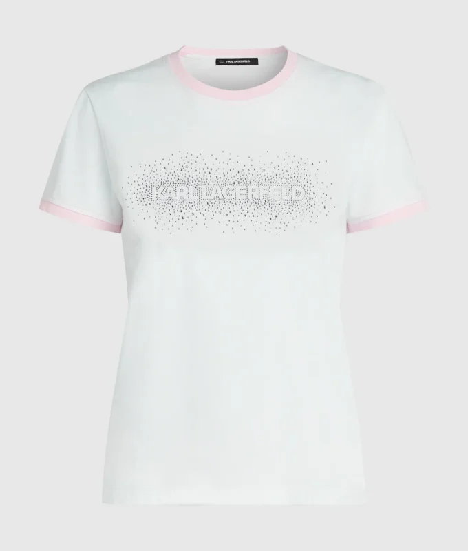 Exclusief T-shirt met strasslogo
