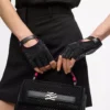 Exclusieve K/Autograph vingerloze handschoenen met strass