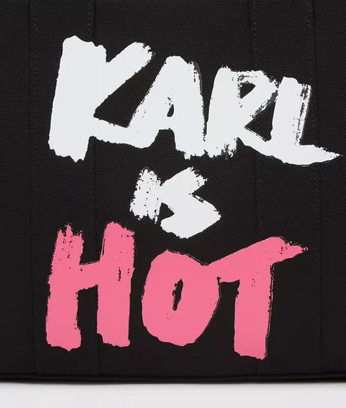 Exclusieve ‘Karl is hot’ medium draagtas