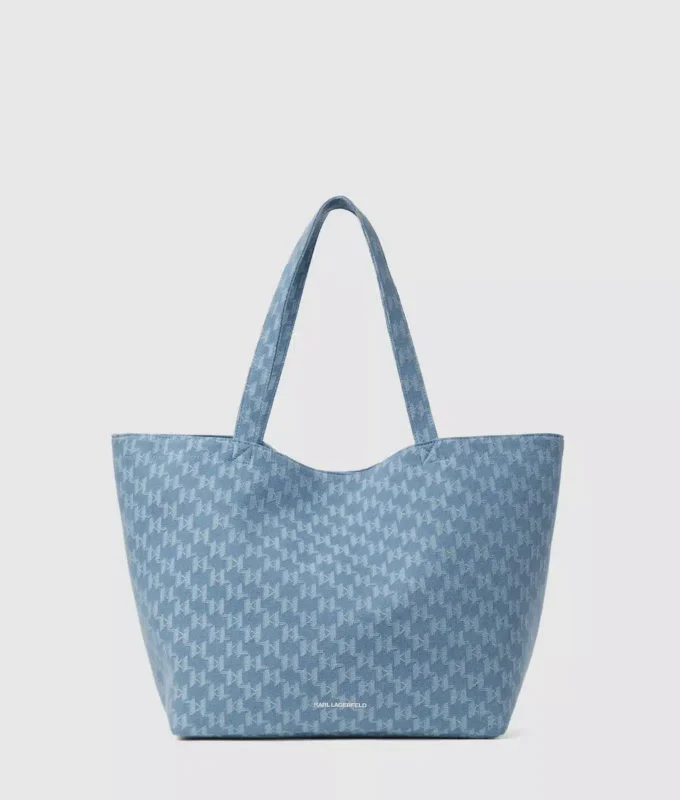 Exclusieve Monogram denim shopper