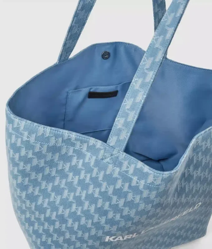 Exclusieve Monogram denim shopper