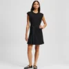 FABRIC MIX DRESS