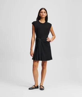 FABRIC MIX DRESS