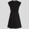 FABRIC MIX DRESS