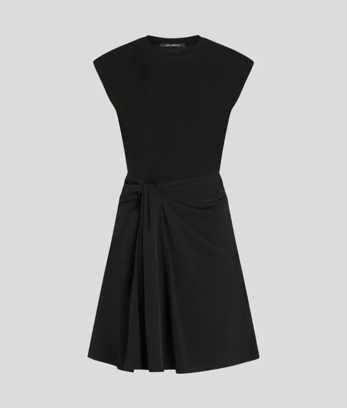 FABRIC MIX DRESS