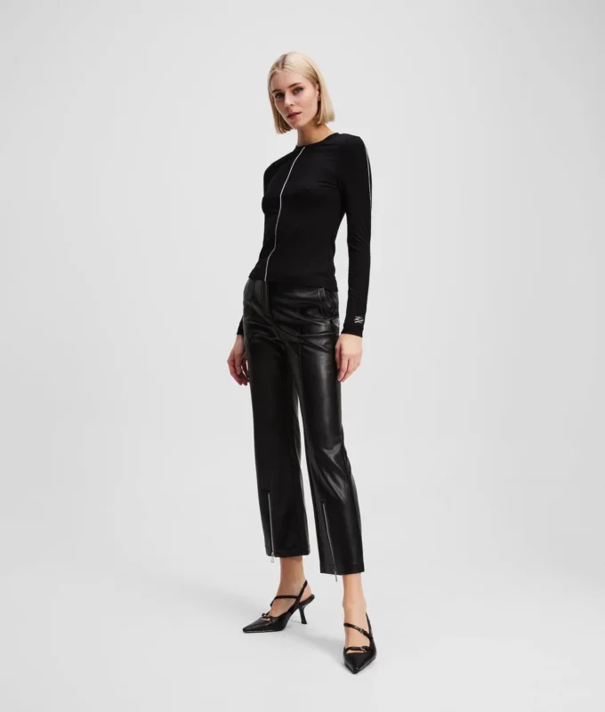FAUX-LEER BROEK
