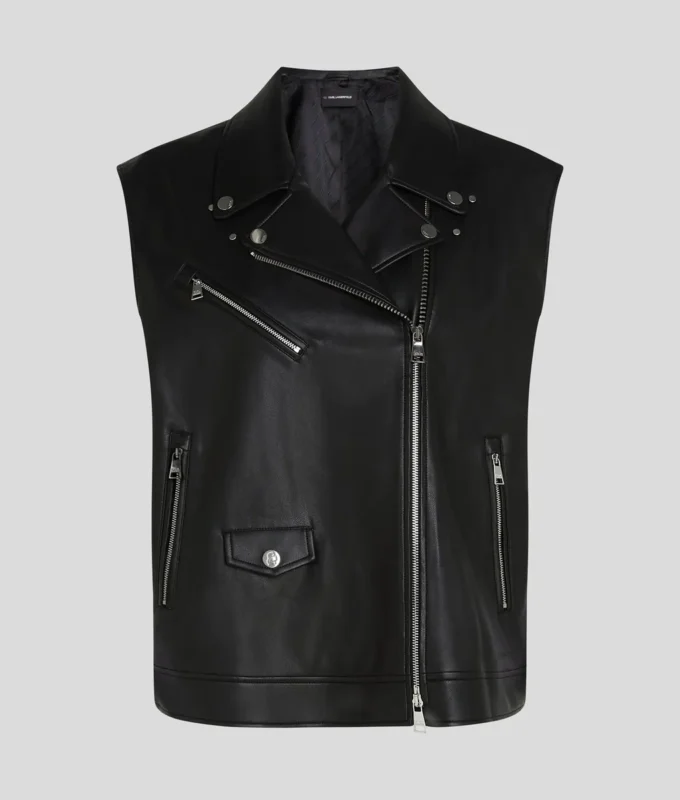 FAUX-LEER GILET
