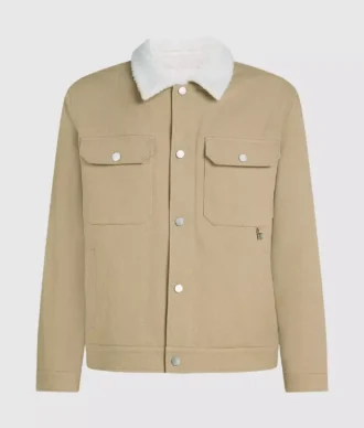 Fleece jas met kraag