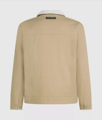 Fleece jas met kraag