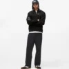 Fleece sweatshirt met halve rits