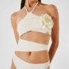 FLOWER HALTER-NECK BADPAK