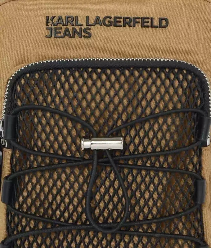 Functionele slingbag met trekkoord