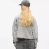 Gebleekt denim overhemd